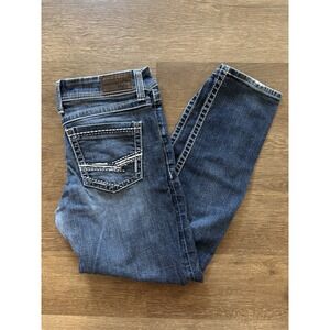 BKE‎ Harper Straight Jeans Womens 31 Fit 32X29 Blue Dark Wash Western